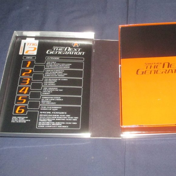 Star Trek The Next Generation The Complete Second Season (DVD, 2002, 7-Disc Set) - Picture 3 of 8